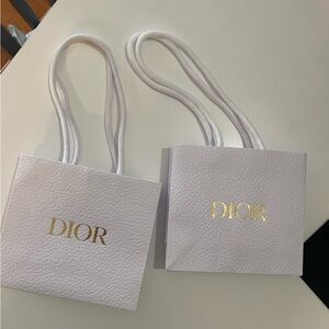 Dior small gift bag (two)